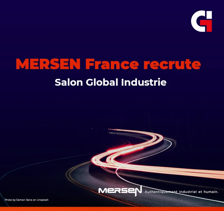 message save the date pour L'équipe RH Mersen présente au Global Industry