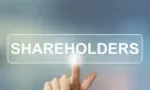 shareholders message with finger