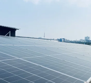 solar panels roof Mersen Chongqing site in China